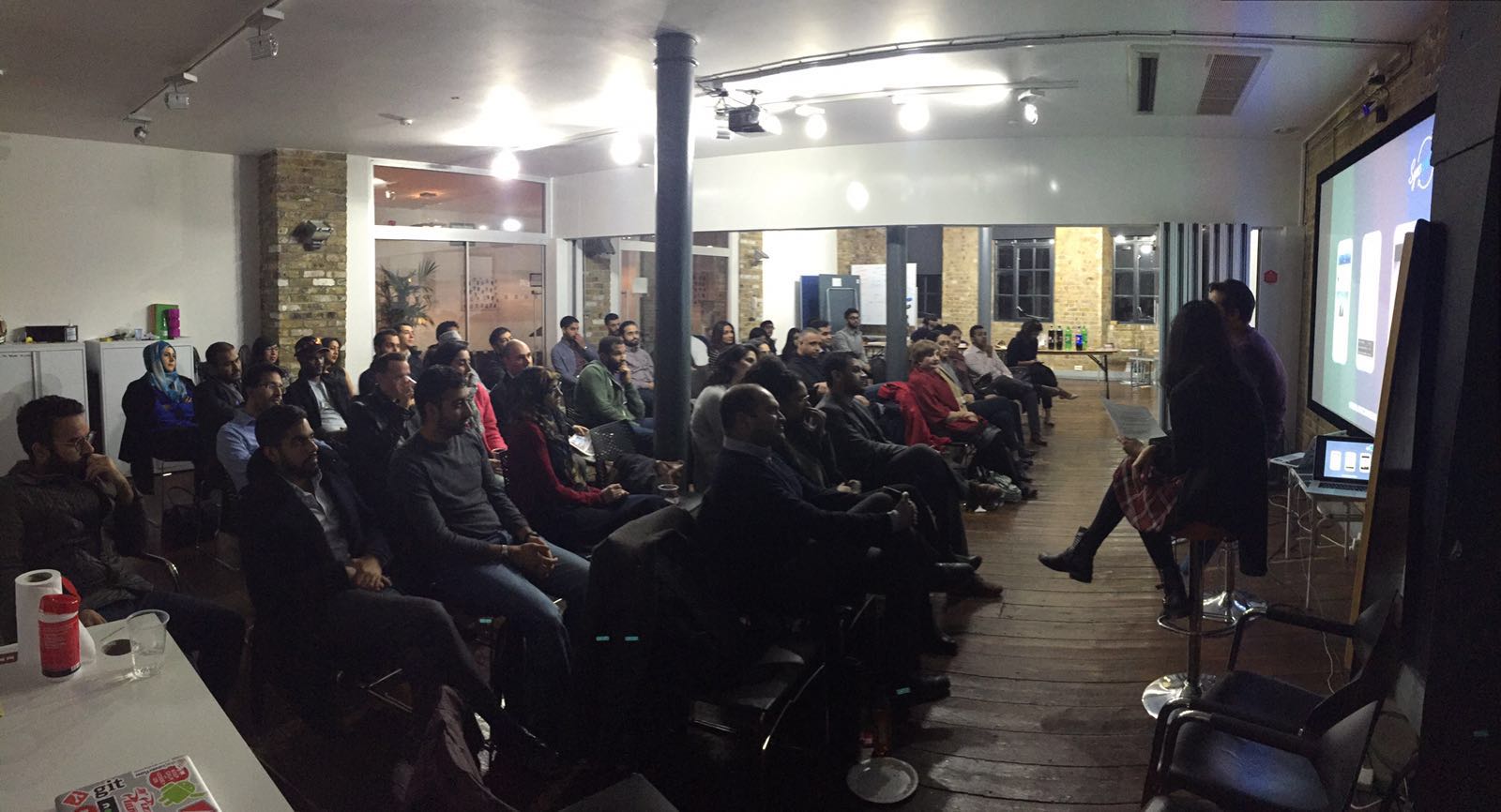 Early Muslamic Makers meetup at Syncspot, March 2016